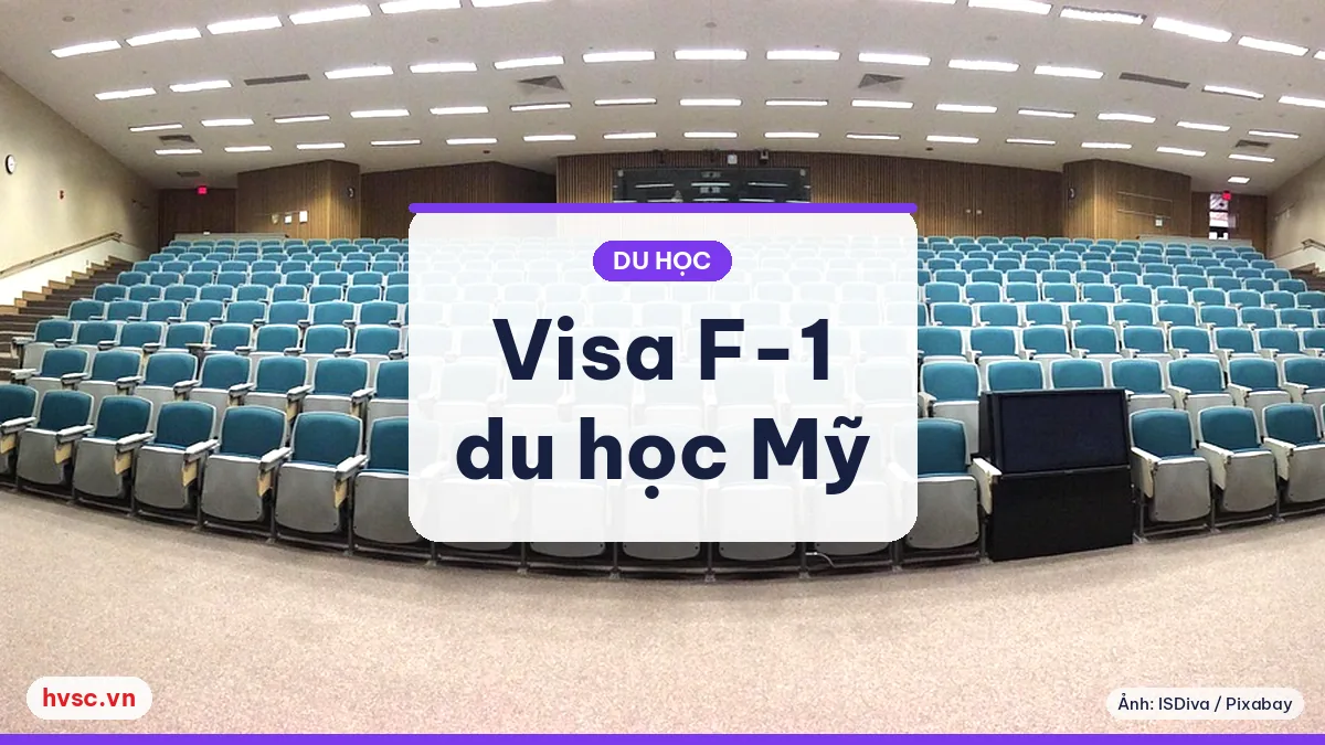 Ảnh minh hoạ: Du học Mỹ: visa F-1, mẫu I-20 và phí SEVIS I-901