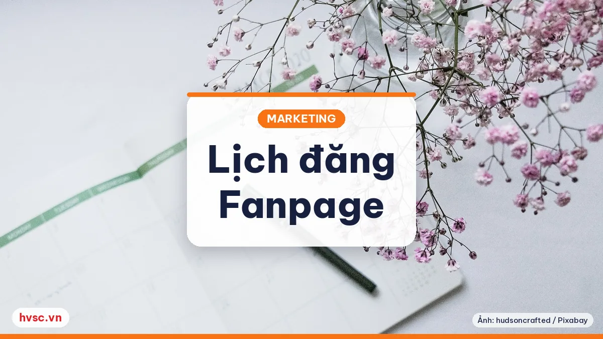 Ảnh minh hoạ: Fanpage doanh nghiệp: lịch đăng bài và năm loại nội dung nên xoay vòng