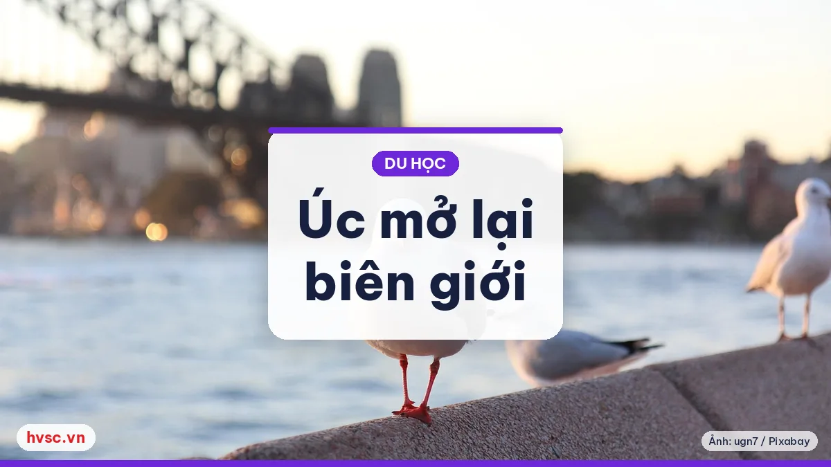 Ảnh minh hoạ: Úc mở lại biên giới cho du học sinh (từ 21/2/2022): cần chuẩn bị gì