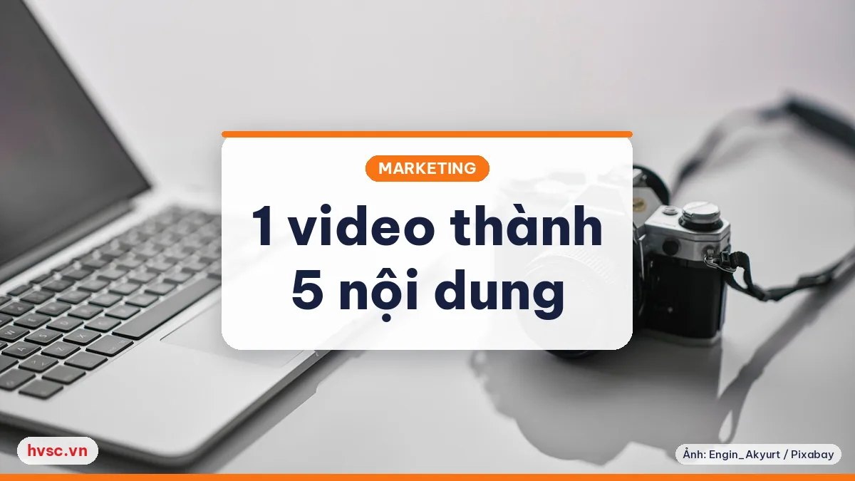 Ảnh minh hoạ: Một video thành năm nội dung: tái sử dụng cho Fanpage, Zalo, website