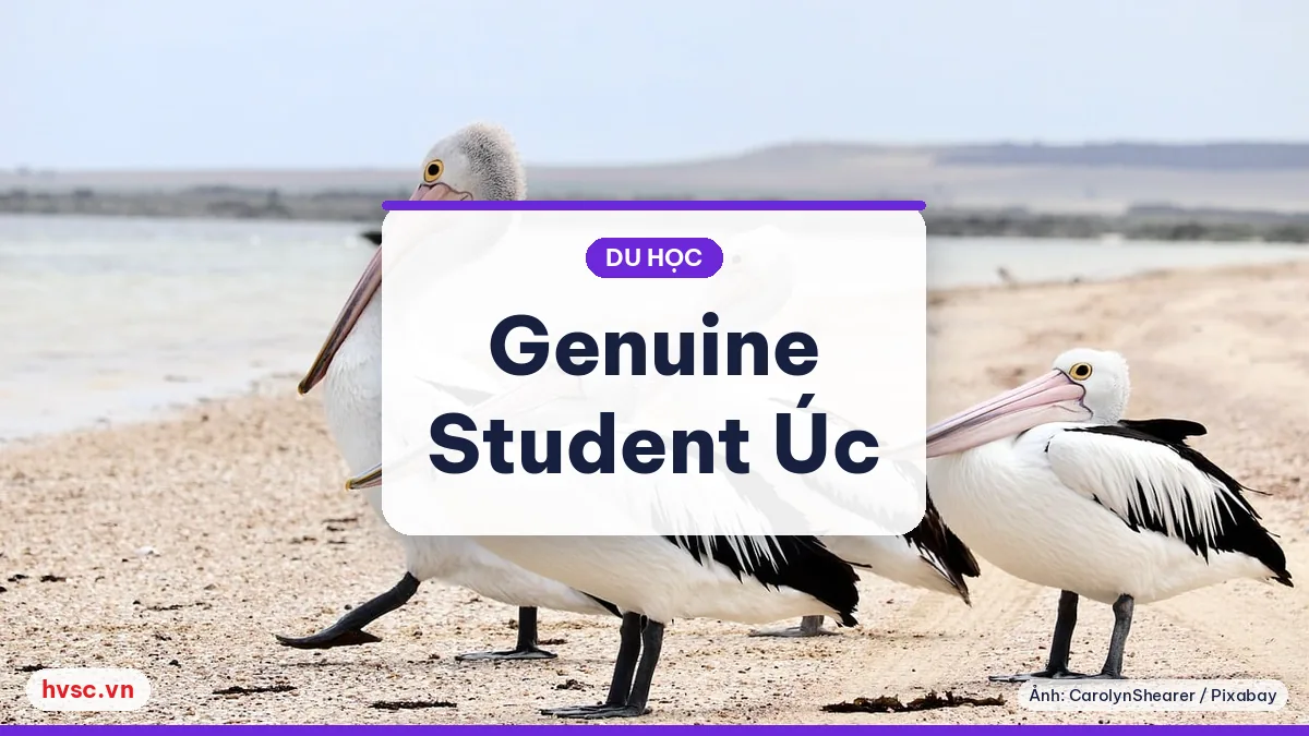 Ảnh minh hoạ: Úc thay GTE bằng bài kiểm tra Genuine Student (từ 23/3/2024)