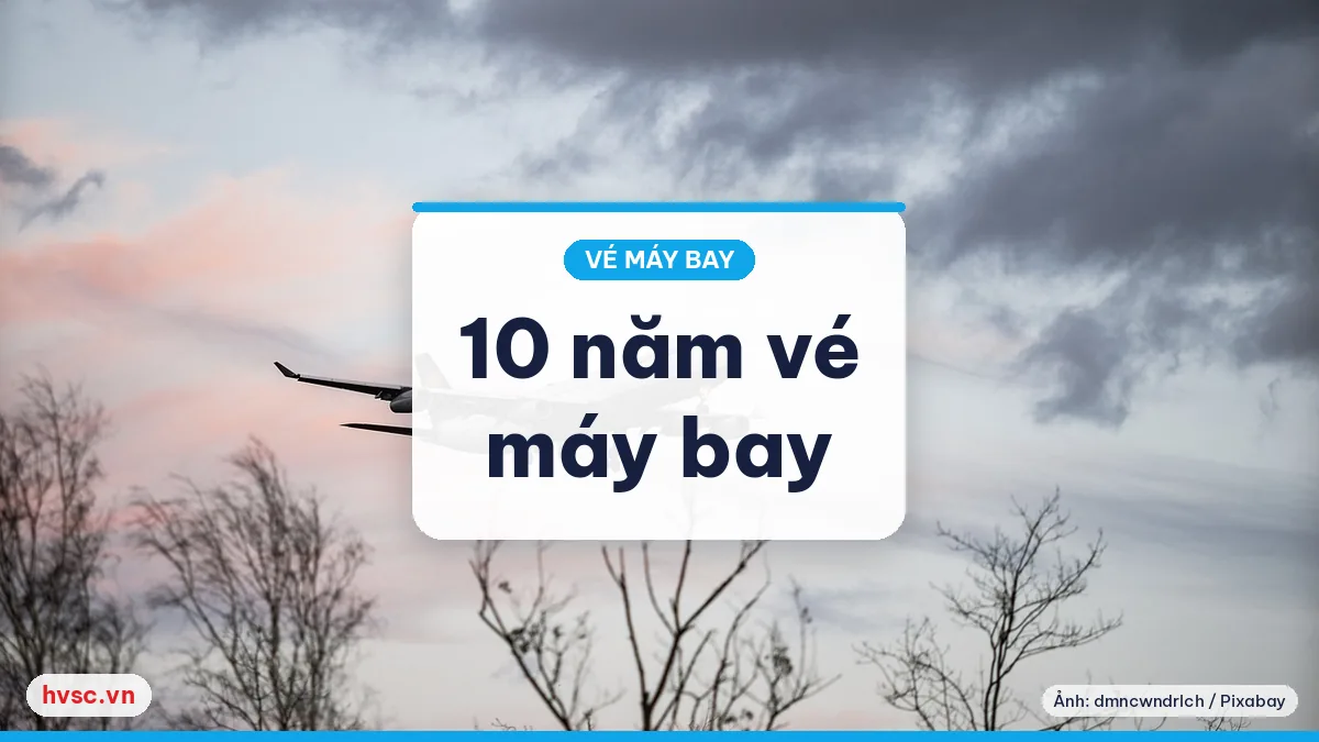 Ảnh minh hoạ: Mười năm vé máy bay: những thay đổi hành khách cảm nhận rõ nhất