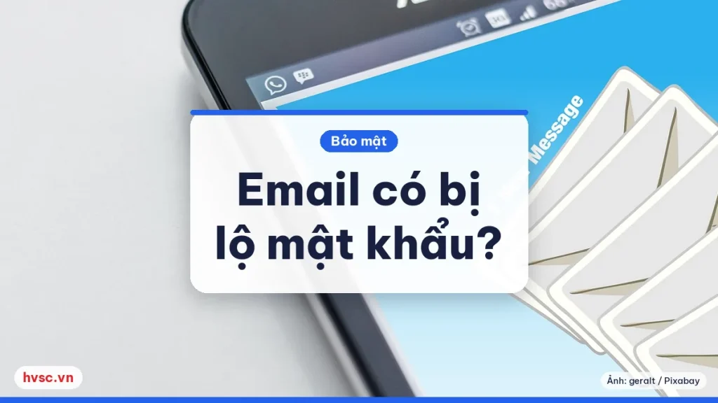 Biểu tượng phong bì thư trên máy tính bảng, minh hoạ kiểm tra email bị lộ mật khẩu