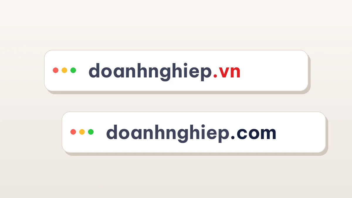 So sánh tên miền .vn và .com cho website doanh nghiệp