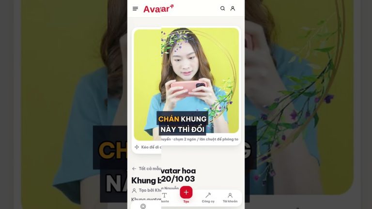 Avatar chán rồi? Khoác khung mới chỉ 10 giây, miễn phí
