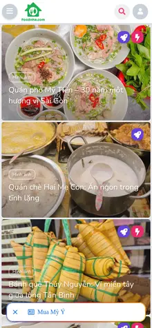 Mobile version of foodnha.com