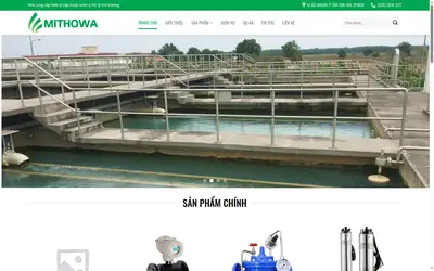 Homepage screenshot of mithowa.com