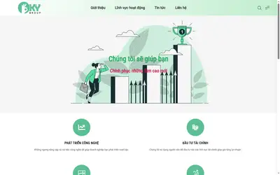 Homepage screenshot of oky.vn