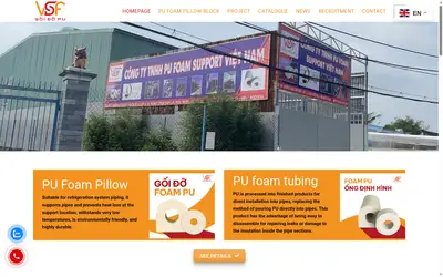 Homepage screenshot of vsf.vn